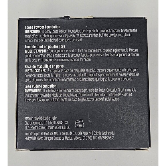 New Younique Touch Loose Powder Foundation Poplin .32oz New in Box - Picture 3 of 5